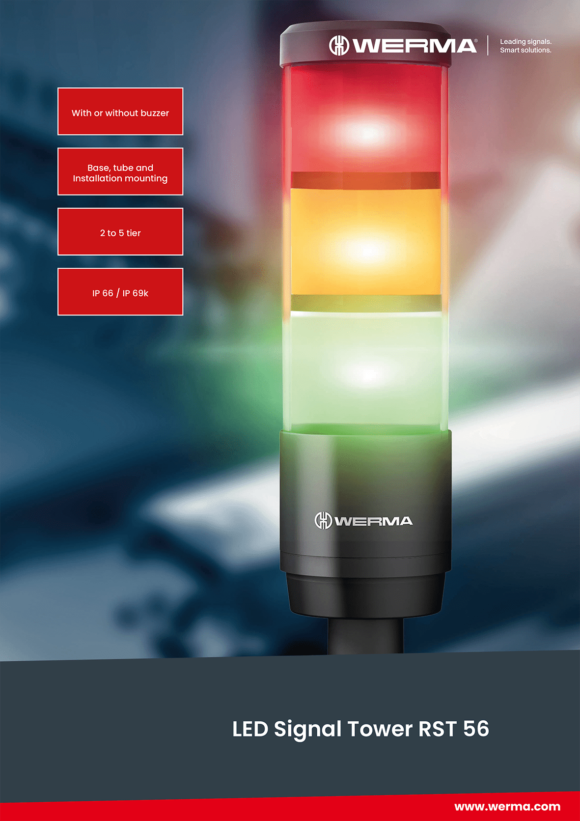 Columnas de señalización LED RST56
