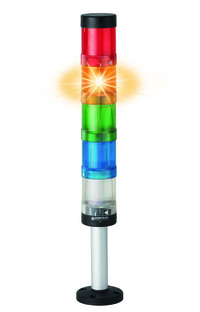 Un dispositivo listo: La lámpara estroboscópica LED de WERMA