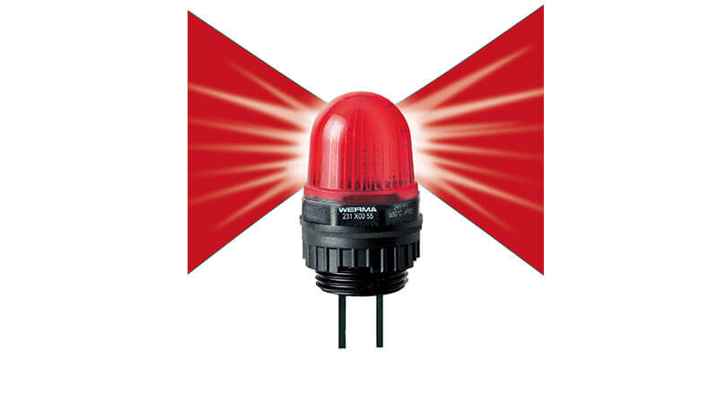 Lámparas empotradas micro rojo 