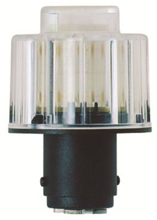 WERMA LED-Lampe BA15D 230V gelb YE 95630068 B052 Bulb Ampoule lamp Lampára 