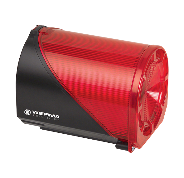 LED-Blitz-Sirene BWM 32 Töne 115VAC RD