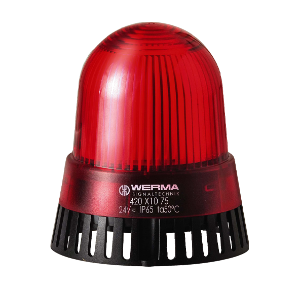 LED-Mehrtonsirene BM 8 Töne 24VAC/DC RD