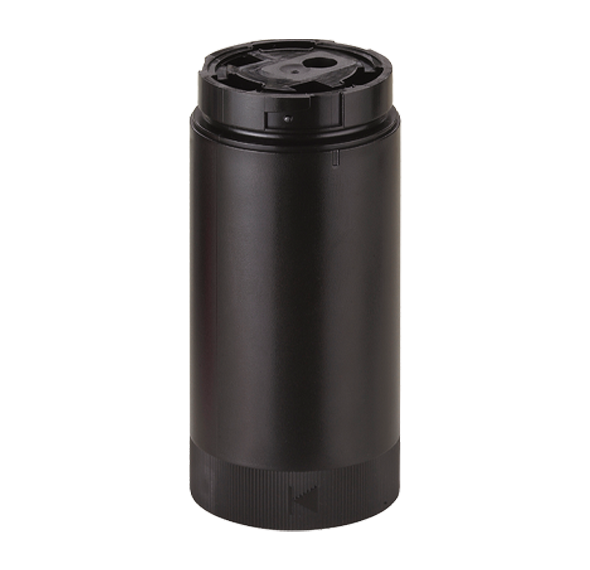 Rohrverlängerung D40mm 84mm lang BK